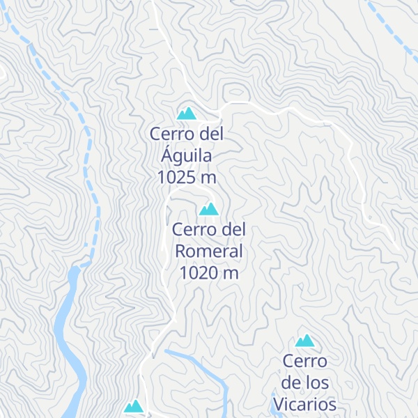 Map of Cerro del Romeral