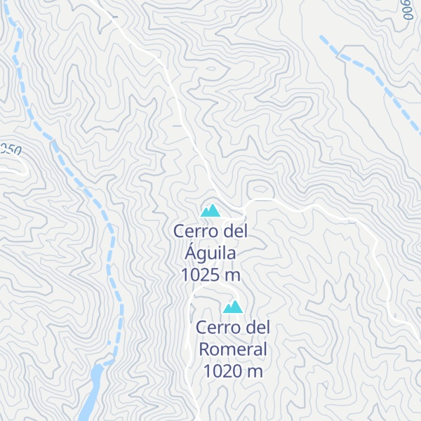 Map of Cerro del Águila
