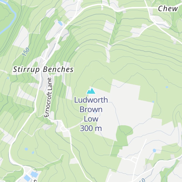 Map of Ludworth Brown Low
