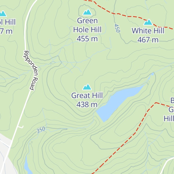 Map of Great Hill