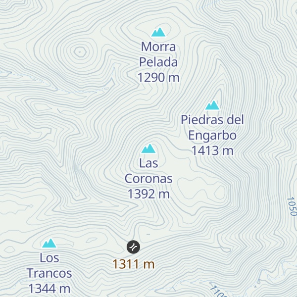 Map of Las Coronas