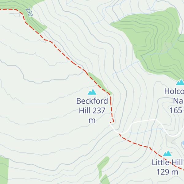 Map of Beckford Hill