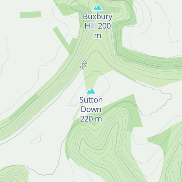 Map of Sutton Down