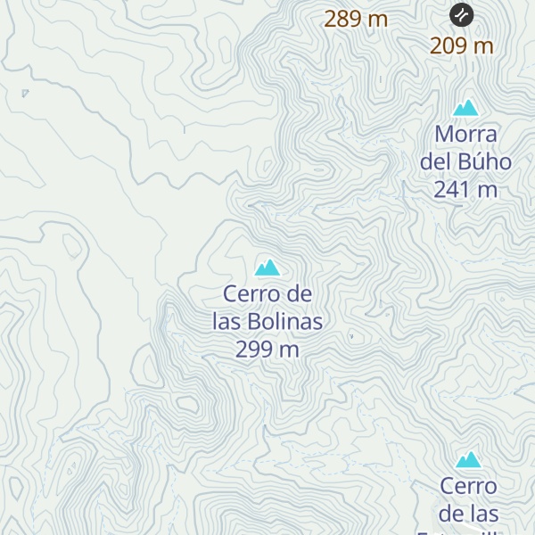Map of Cerro de las Bolinas