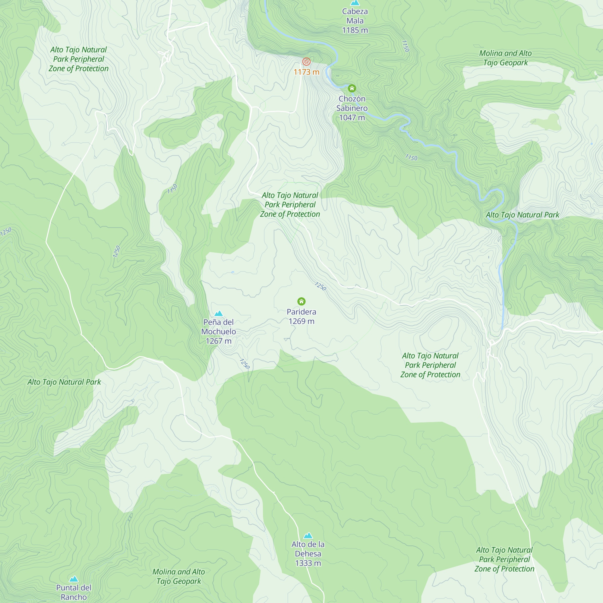 Paridera map
