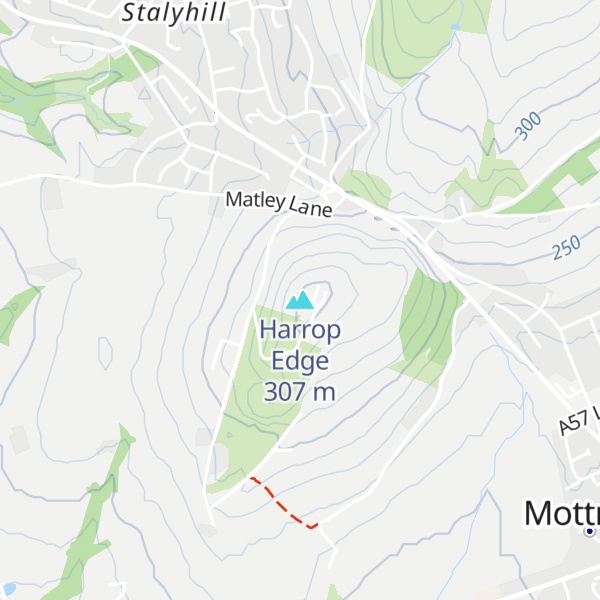 Map of Harrop Edge