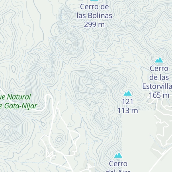 Map of Cerro de la Viuda