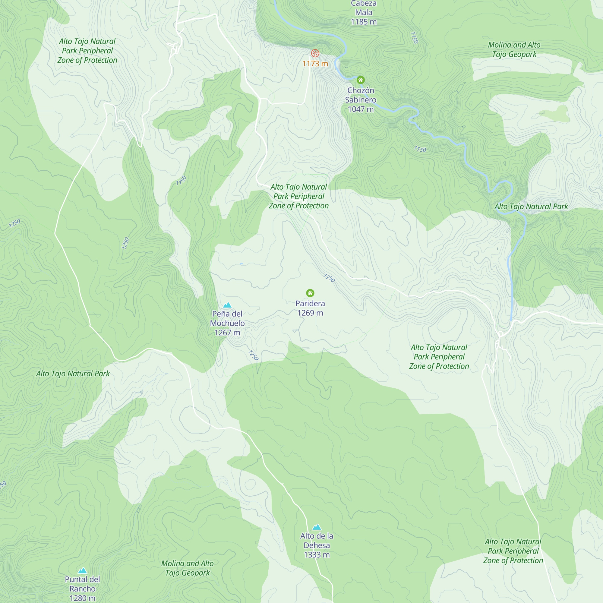 Paridera map
