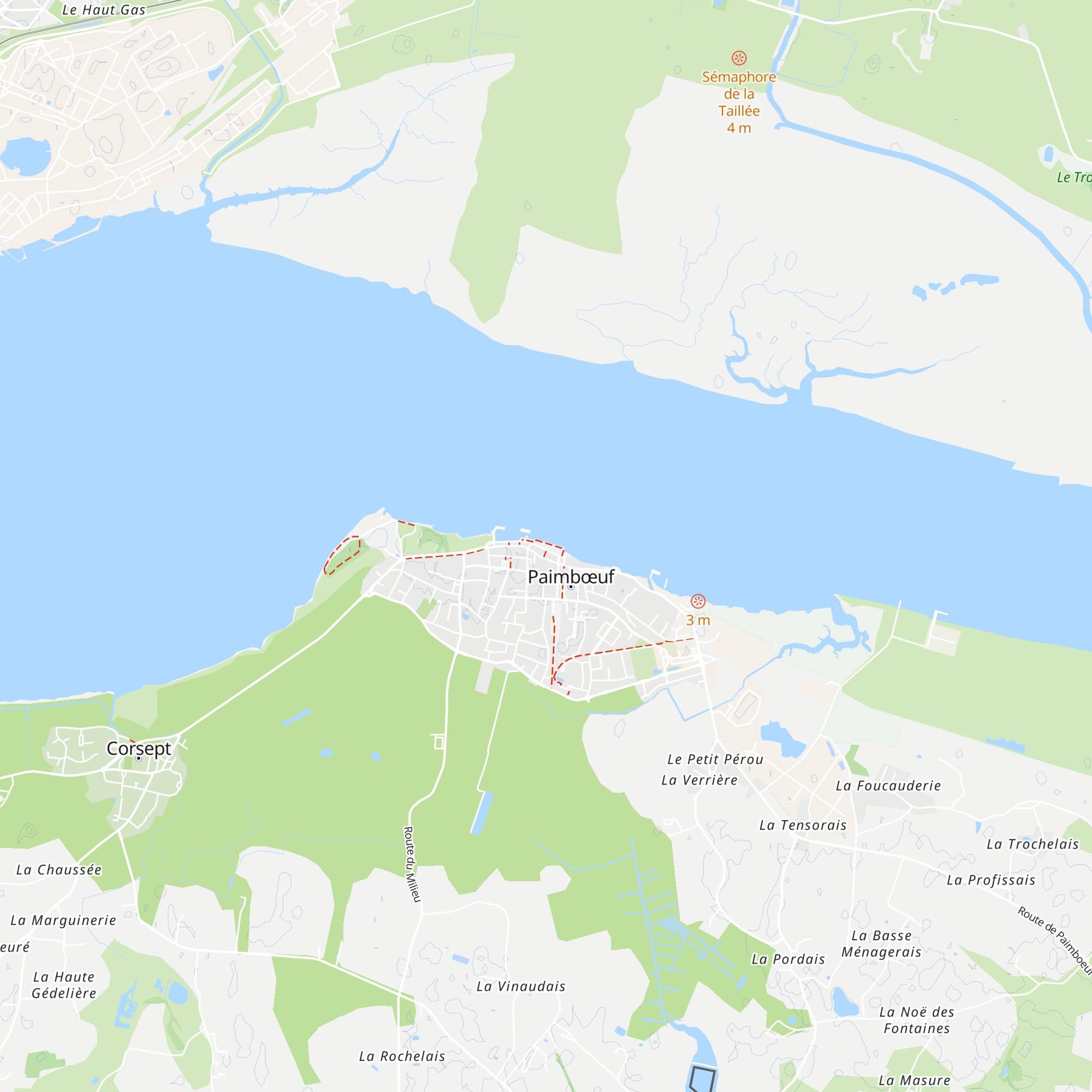 Office de tourisme de Paimbœuf map