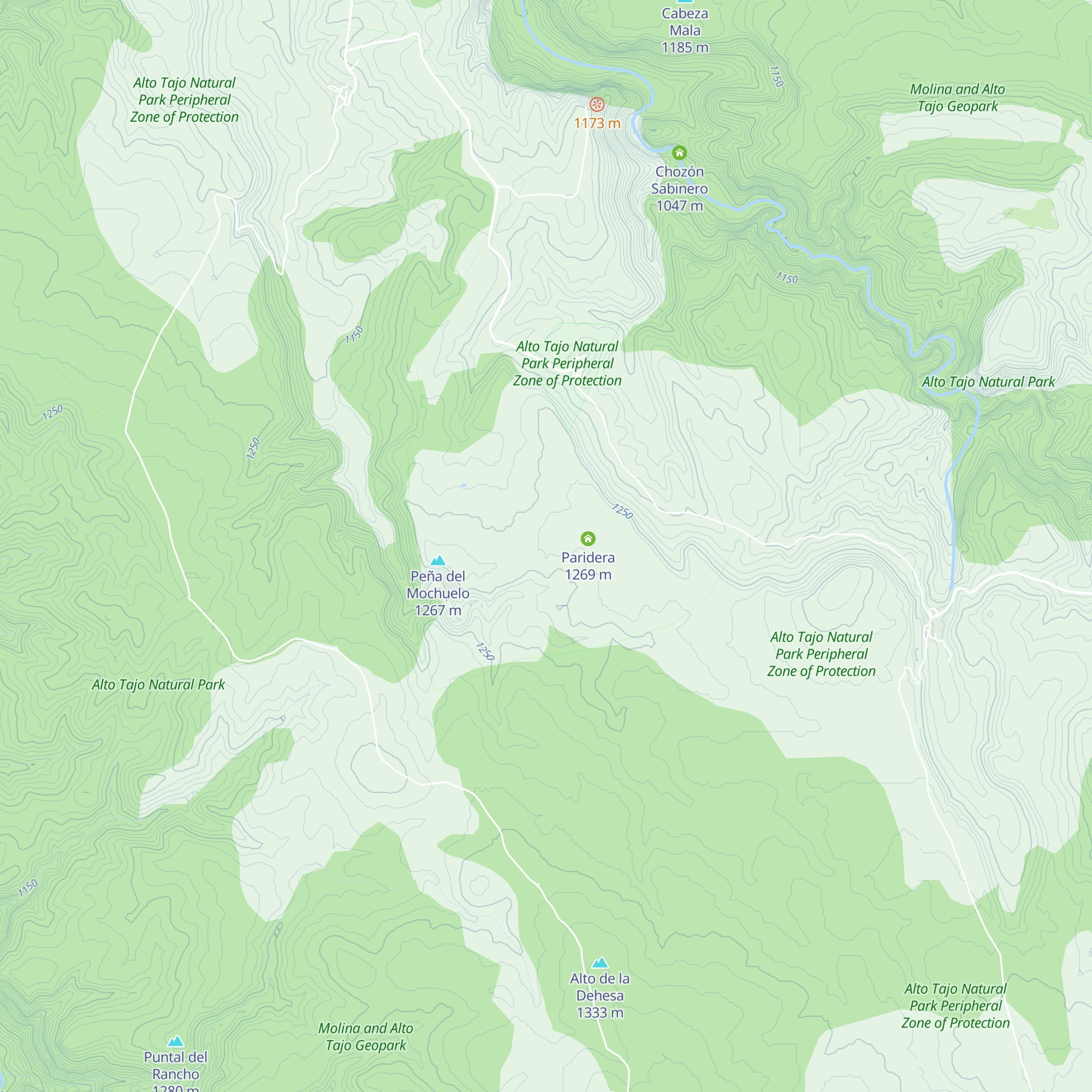 Paridera map
