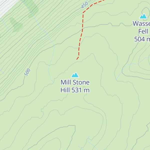 Map of Mill Stone Hill