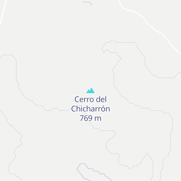 Map of Cerro del Chicharrón