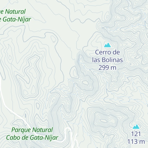 Map of Cerro del Calar