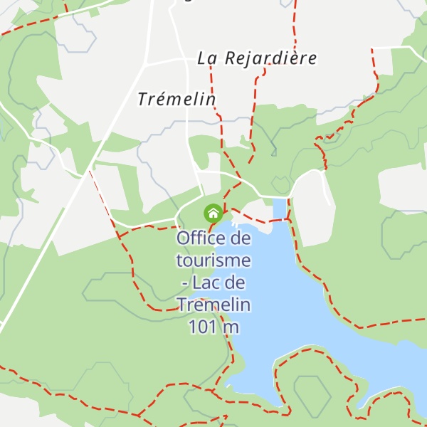 Map of Office de tourisme - Lac de Tremelin