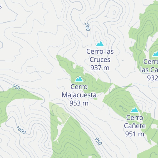 Map of Cerro Majacuesta