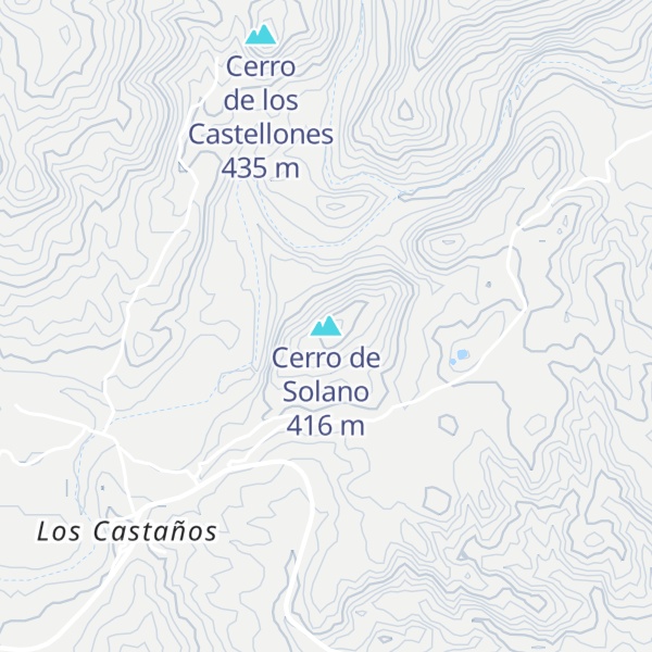 Map of Cerro de Solano
