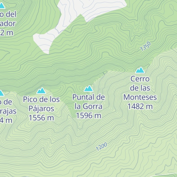 Map of Puntal de la Gorra