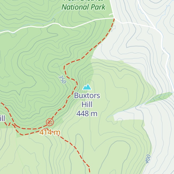Map of Buxtors Hill