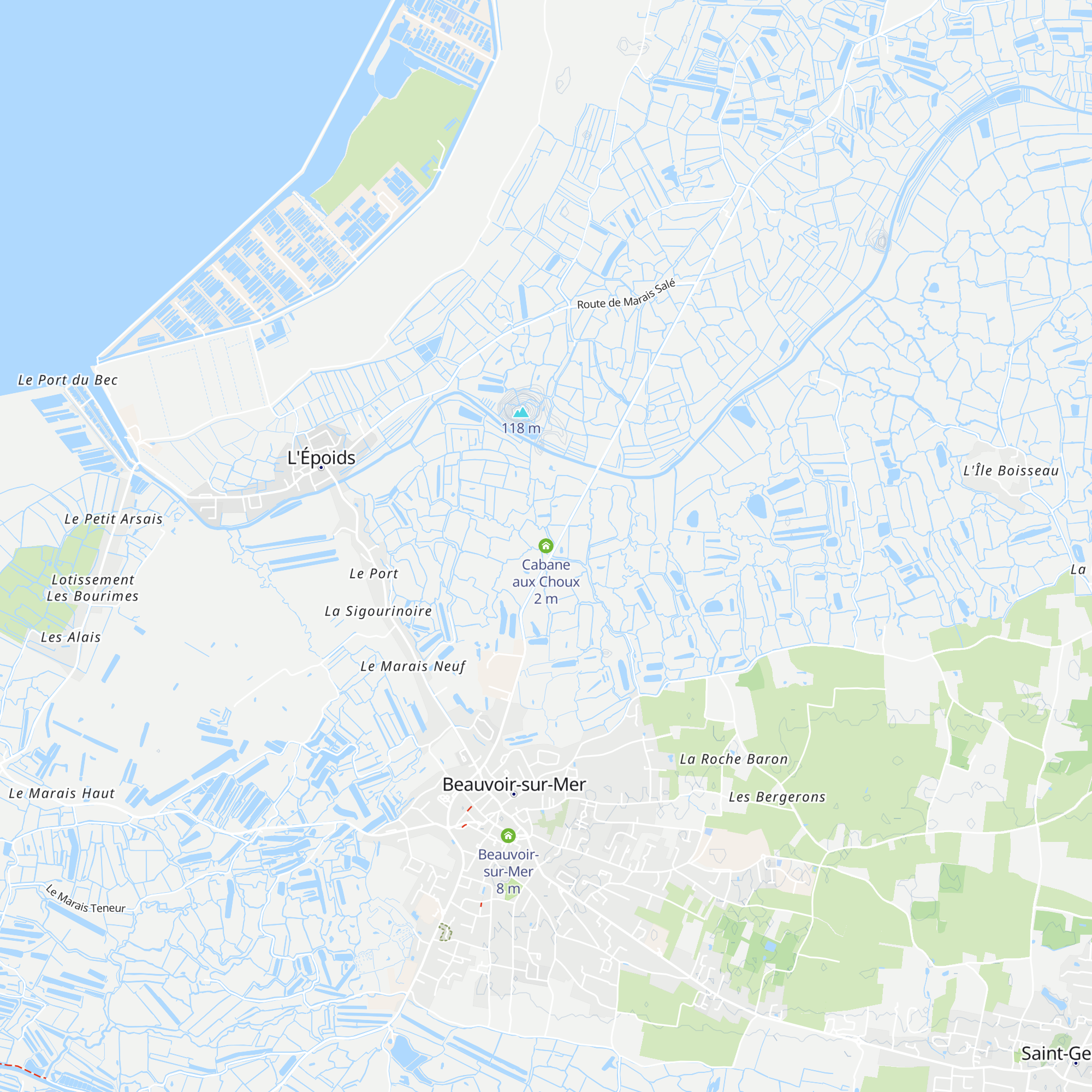 Cabane aux Choux map