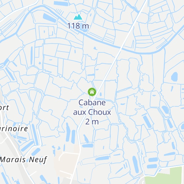 Map of Cabane aux Choux