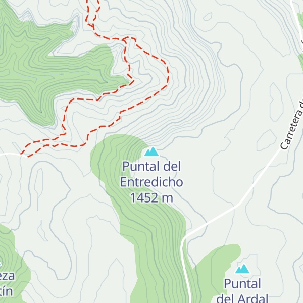 Map of Puntal del Entredicho
