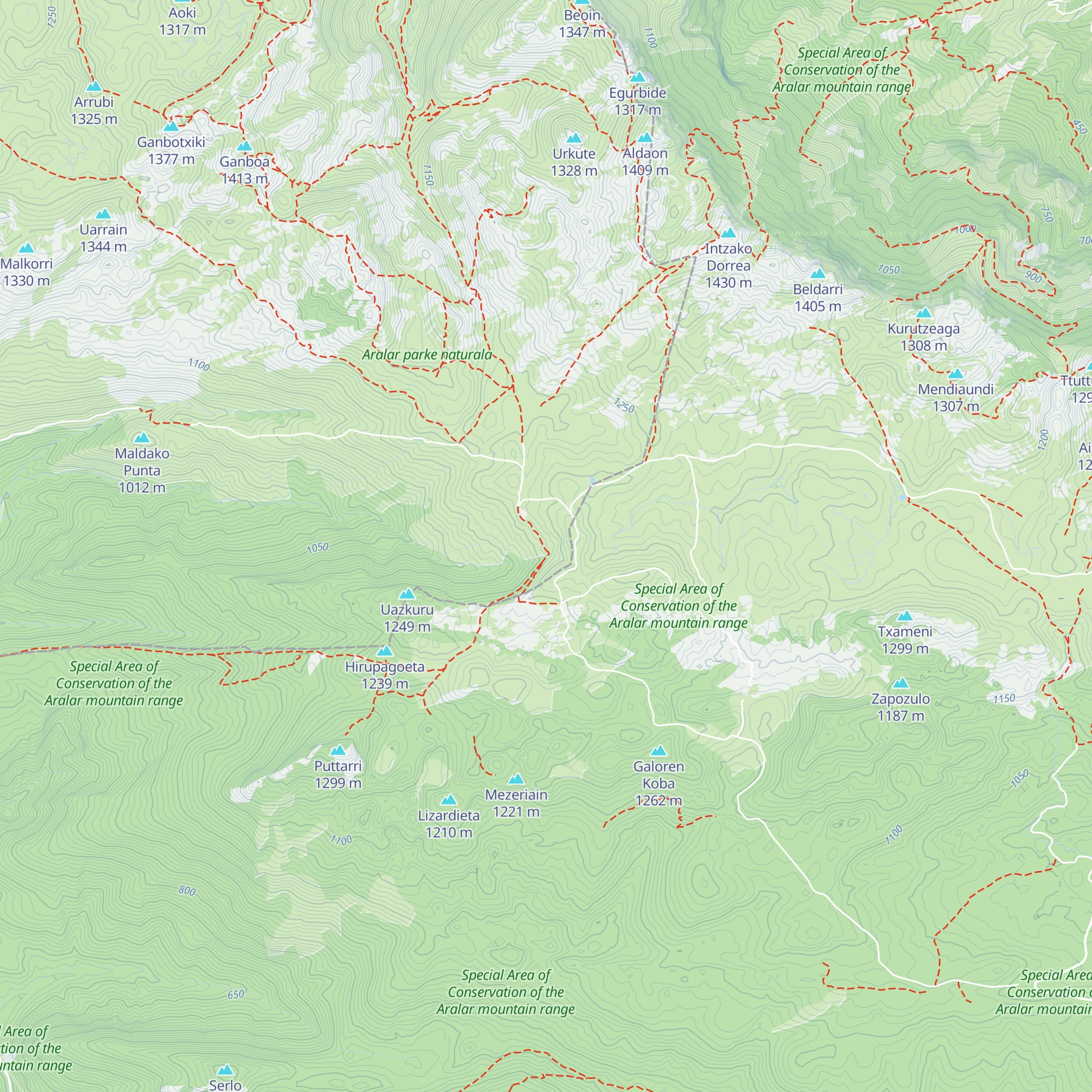 Errenaga Aterpetxea map