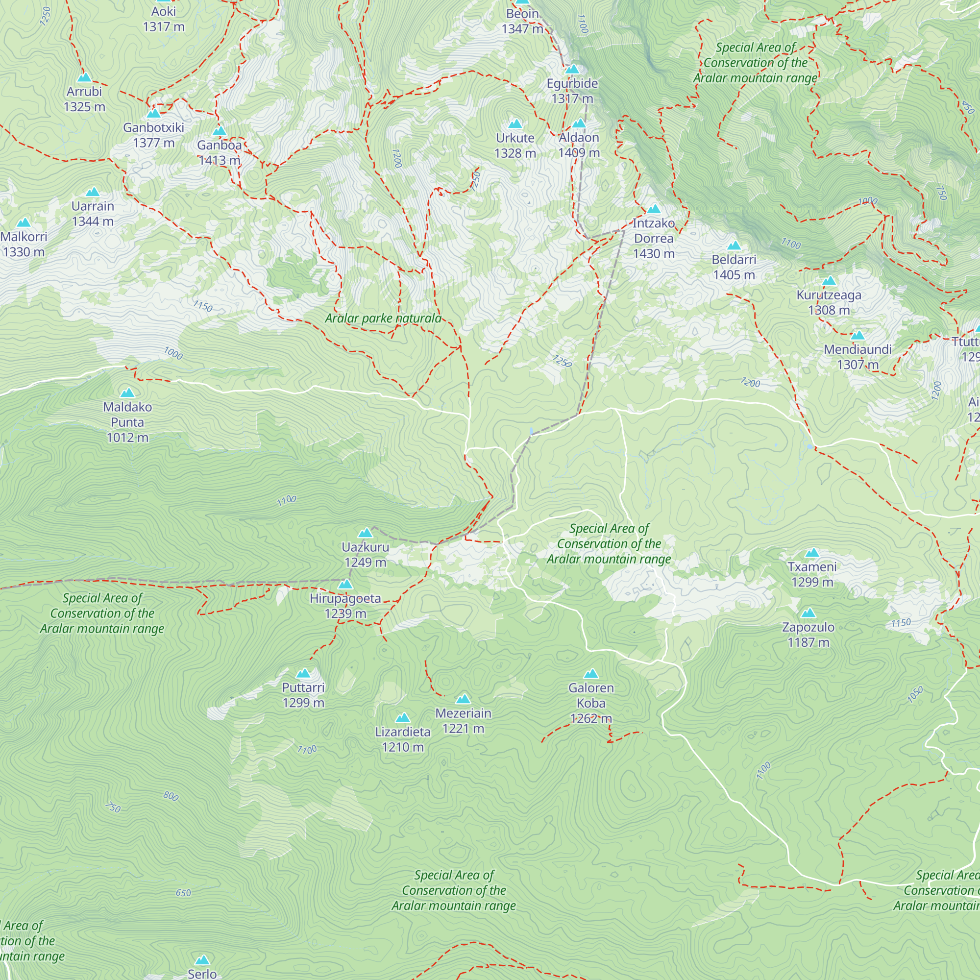 Errenaga Aterpetxea map
