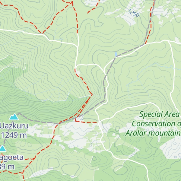 Map of Errenaga Aterpetxea