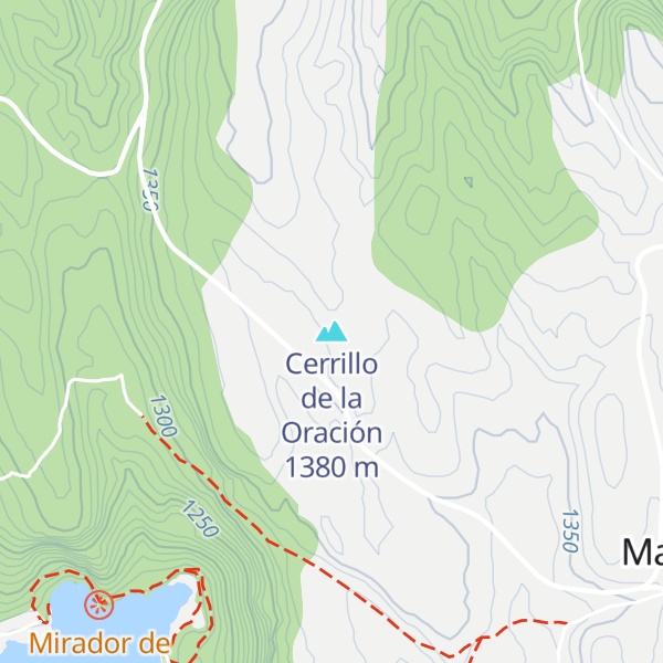 Map of Cerrillo de la Oración