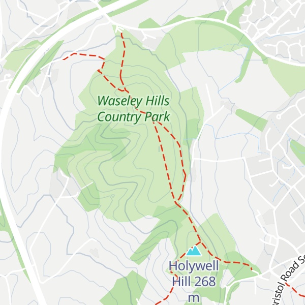 Map of Waseley Hill