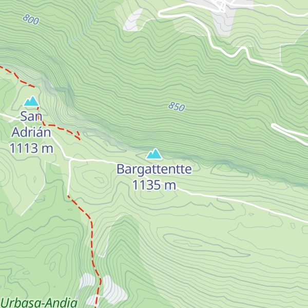 Map of Bargattentte