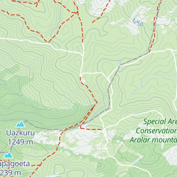 Map of Aralarko adiskideak (Borda)