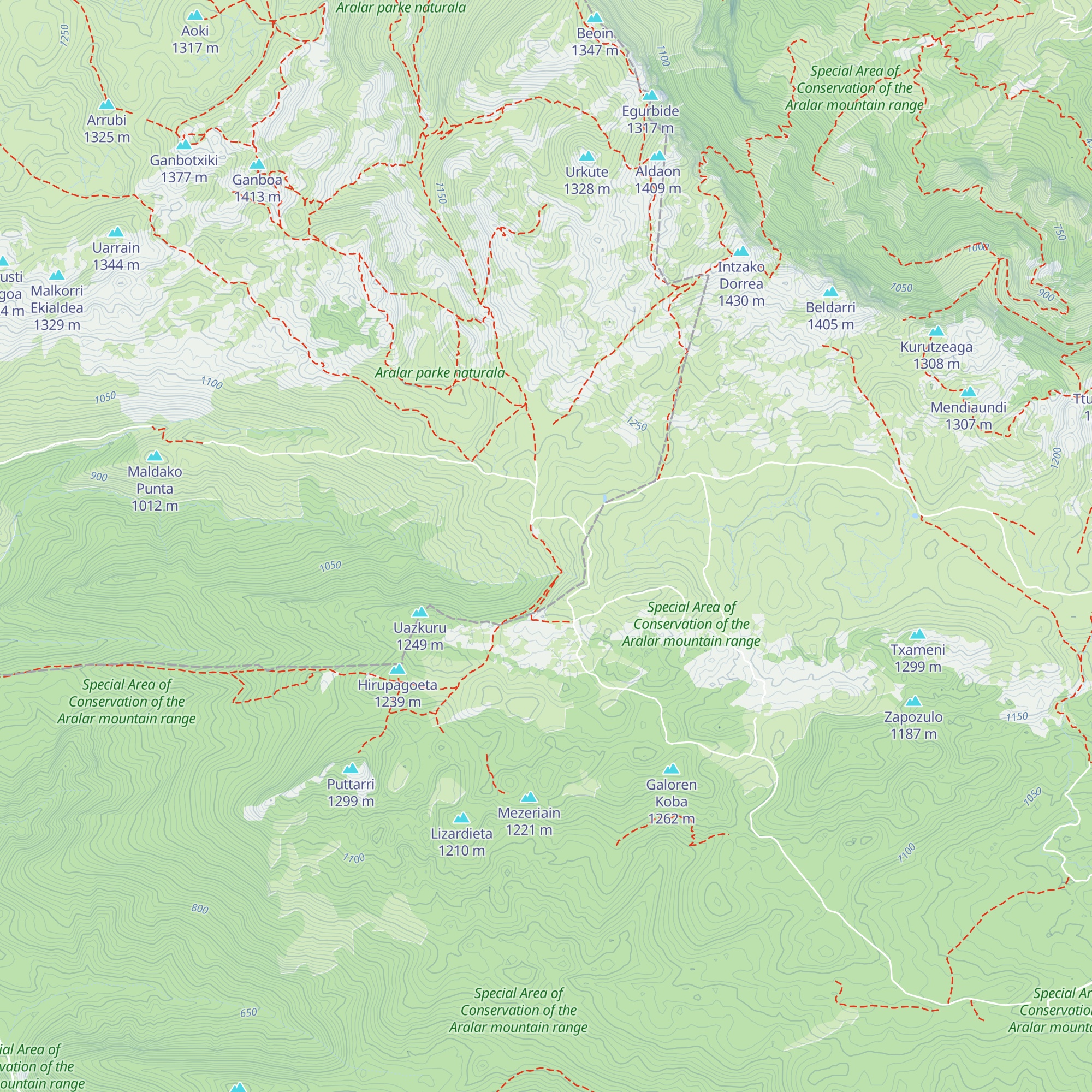 Aralarko adiskideak (Borda) map