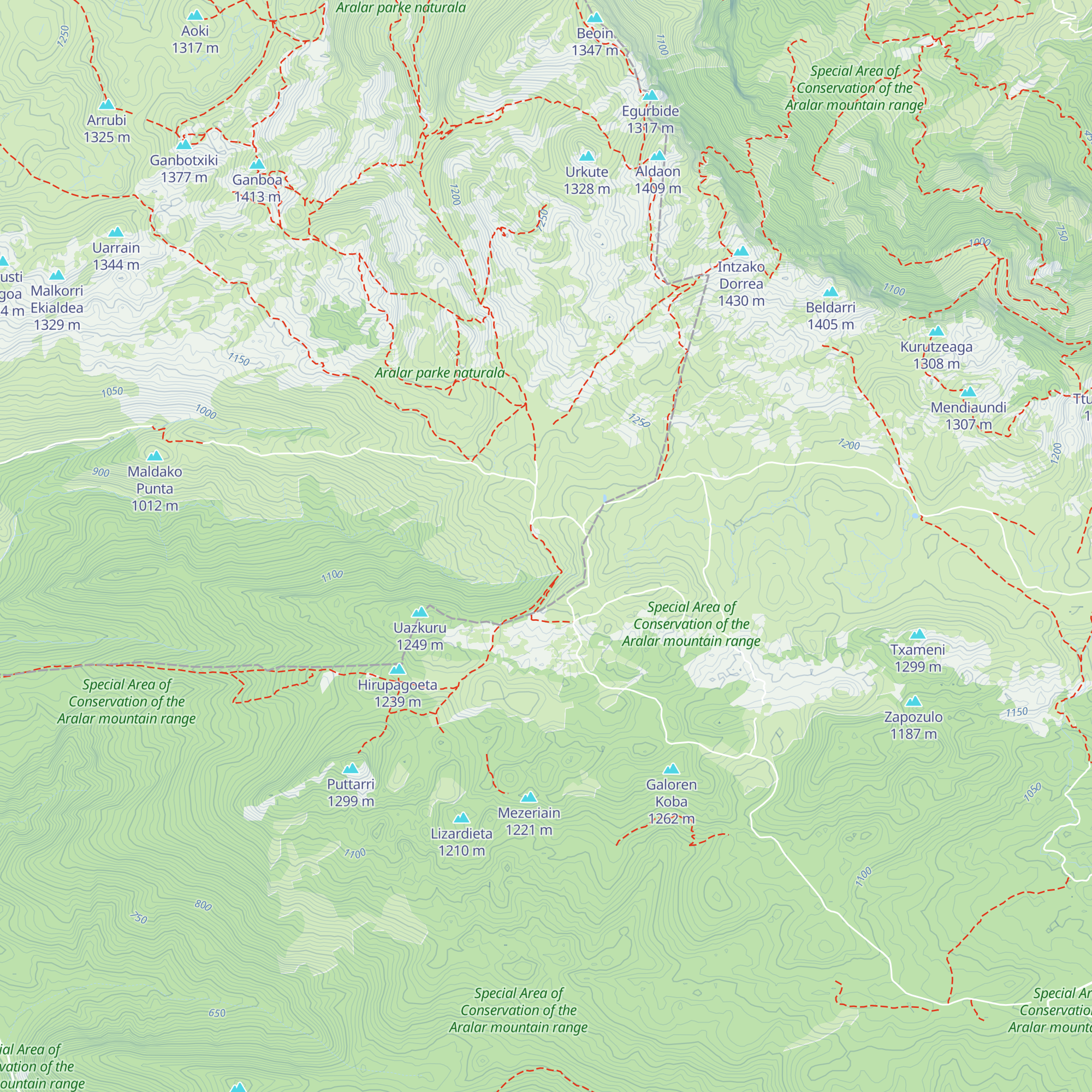 Aralarko adiskideak (Borda) map