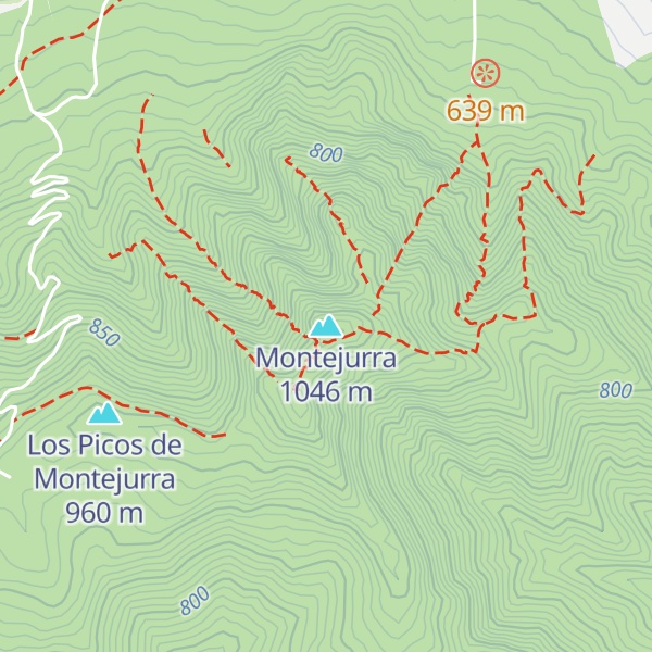 Map of Montejurra