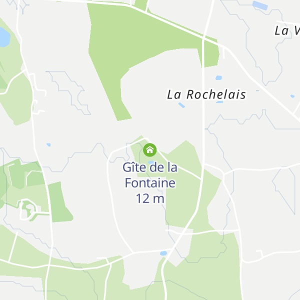 Map of Gîte de la Fontaine