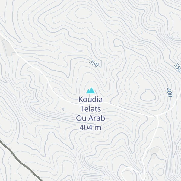 Map of Koudia Telats Ou Arab