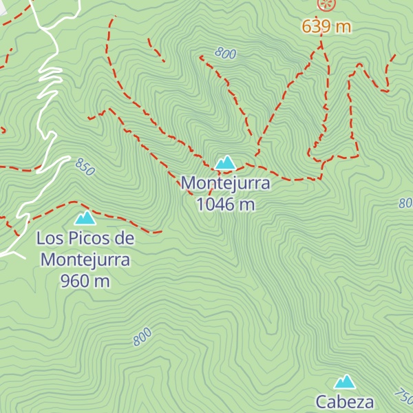 Map of Vértice de Montejurra