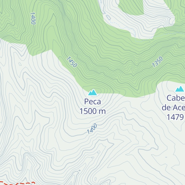 Map of Peca