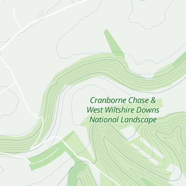 Map of Swallowcliffe Down