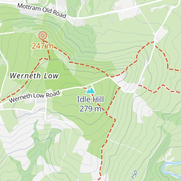 Map of Idle Hill