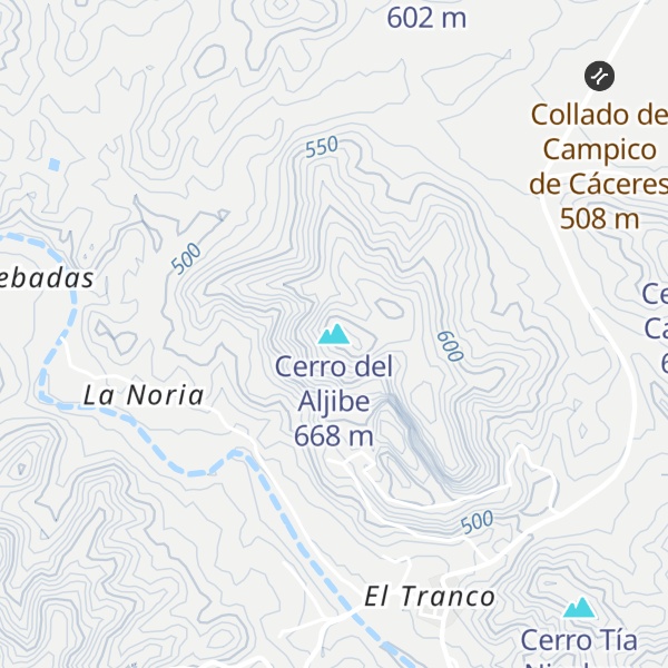 Map of Cerro del Aljibe