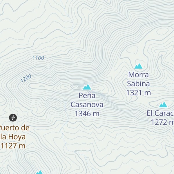 Map of Peña Casanova