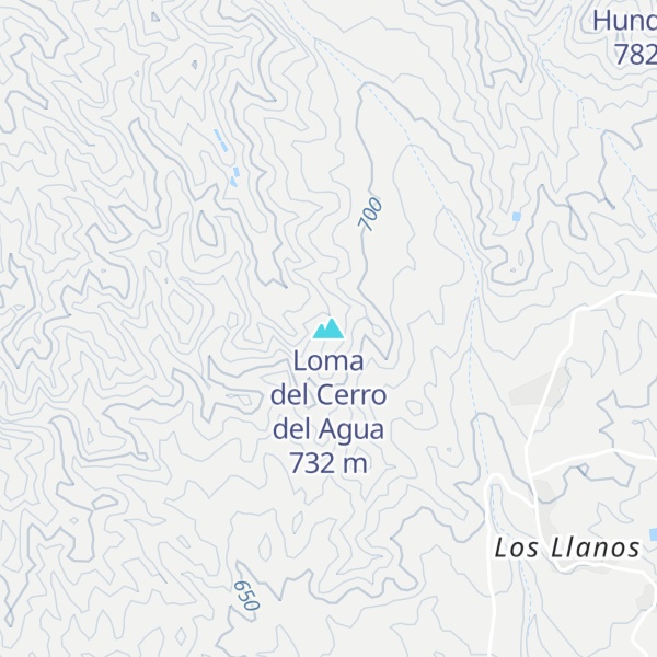 Map of Loma del Cerro del Agua