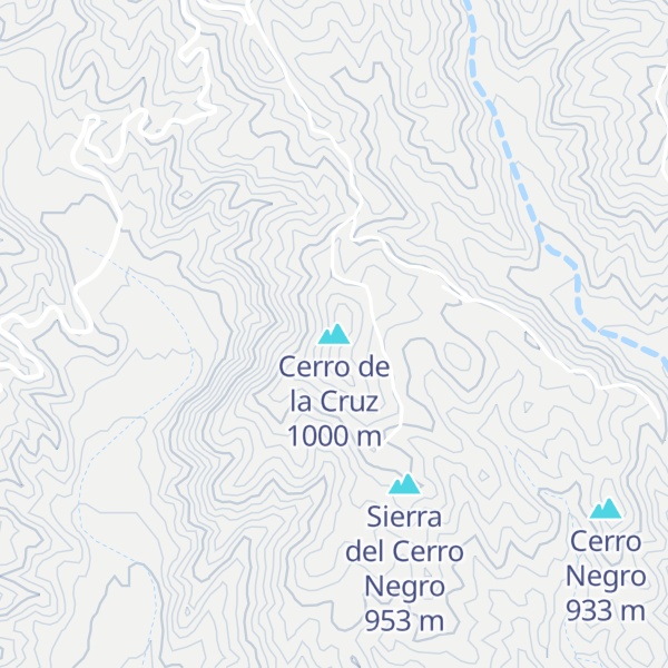 Map of Cerro de la Cruz