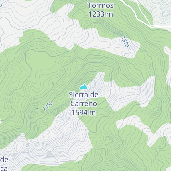 Map of Puntal del Carreño