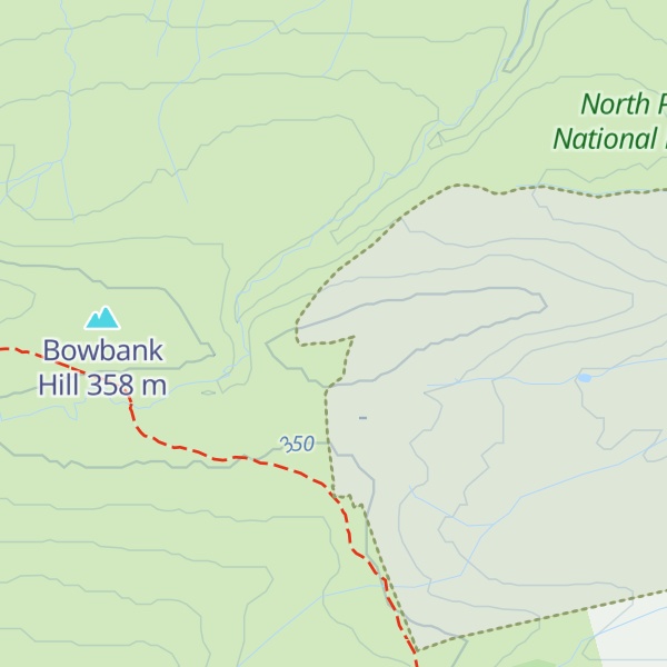 Map of Loups's Hill