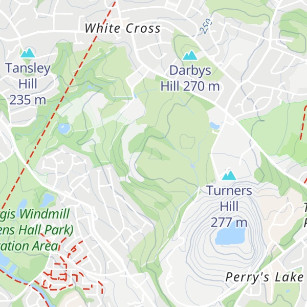 Map of Rough Hill