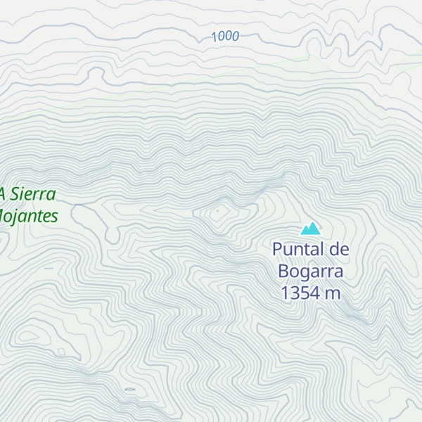 Map of Punta Estrecha