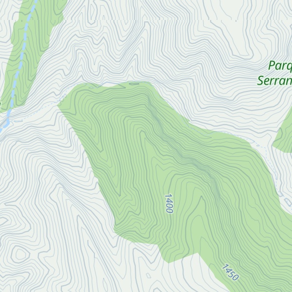 Map of Sierra de las Majadas